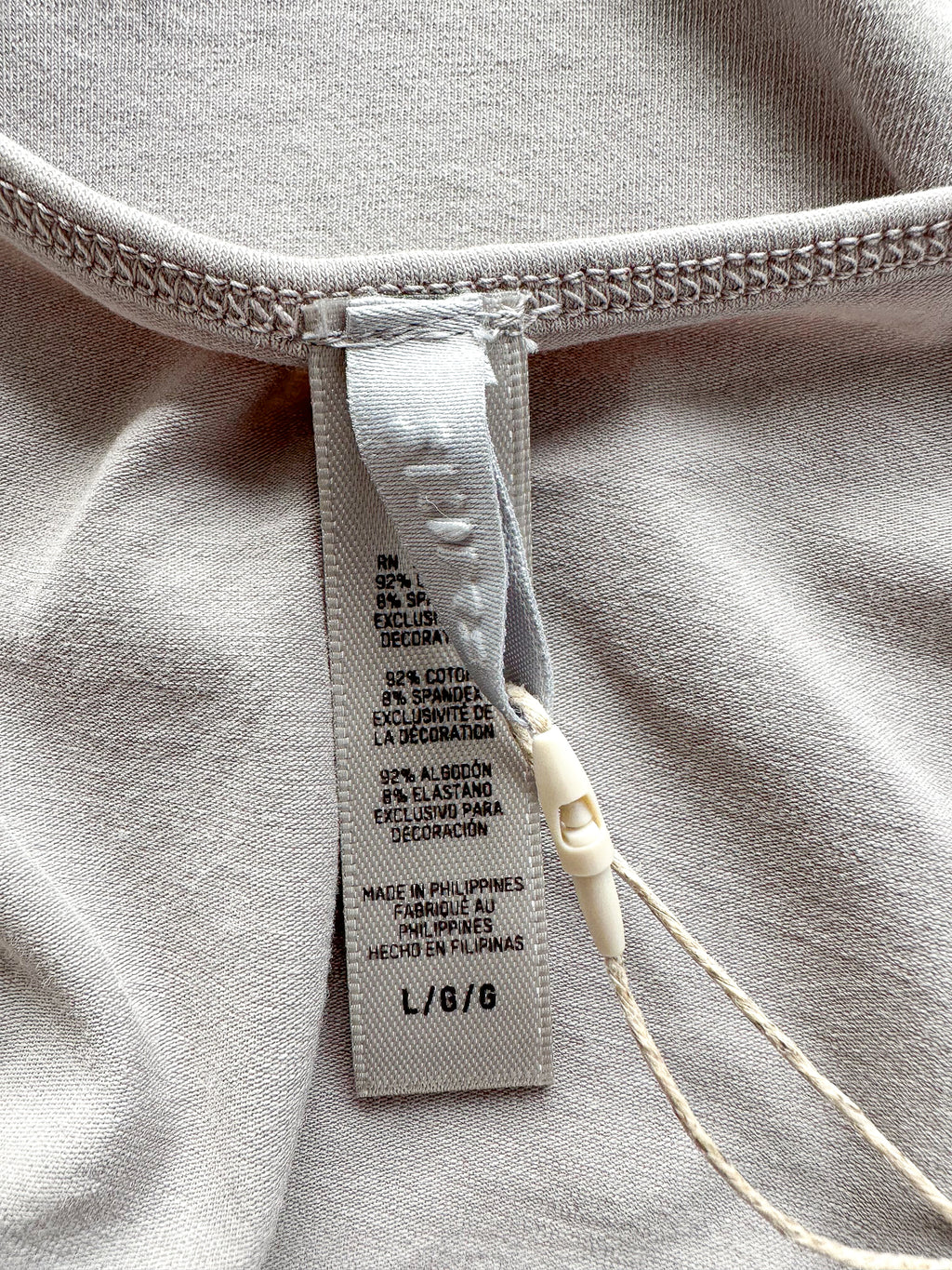 Skims graues Tanktop mit Rundhalsausschnitt