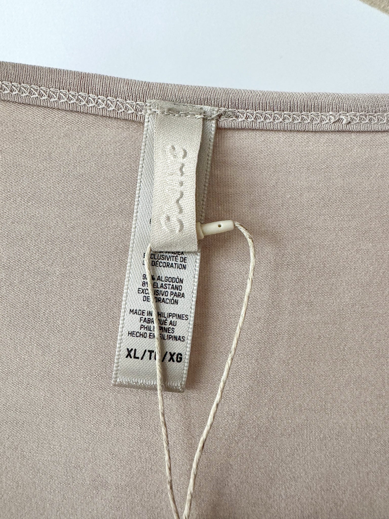 Skims Stone Grey New Vintage Long Sleeve T-Shirt Top