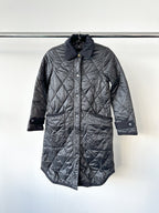 House Of Hackney Black Quilted Floral Lined Coat
