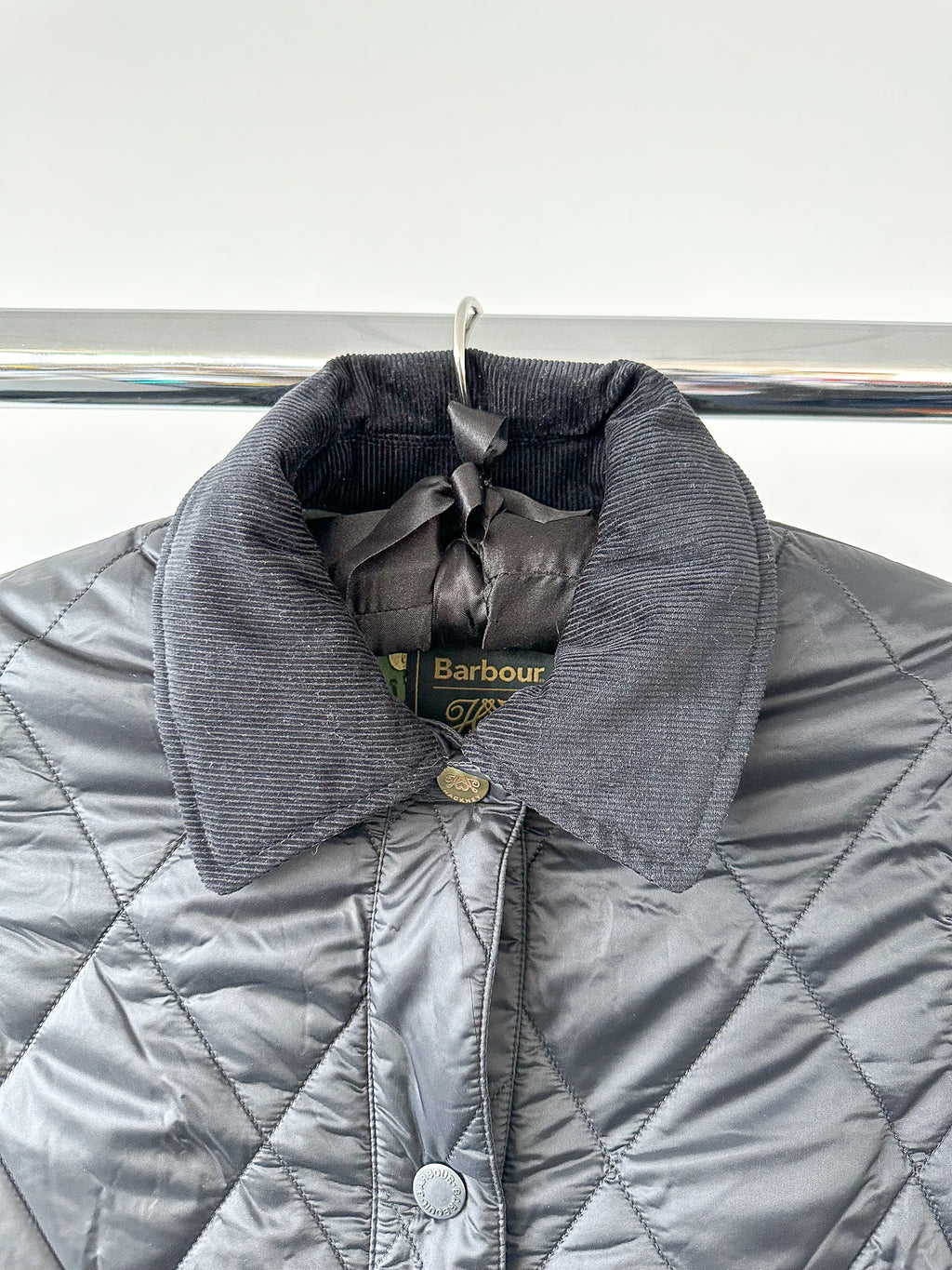 House Of Hackney Black Quilted Floral Lined Coat