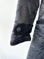 House Of Hackney Black Quilted Floral Lined Coat