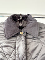 House Of Hackney Black Quilted Floral Lined Coat