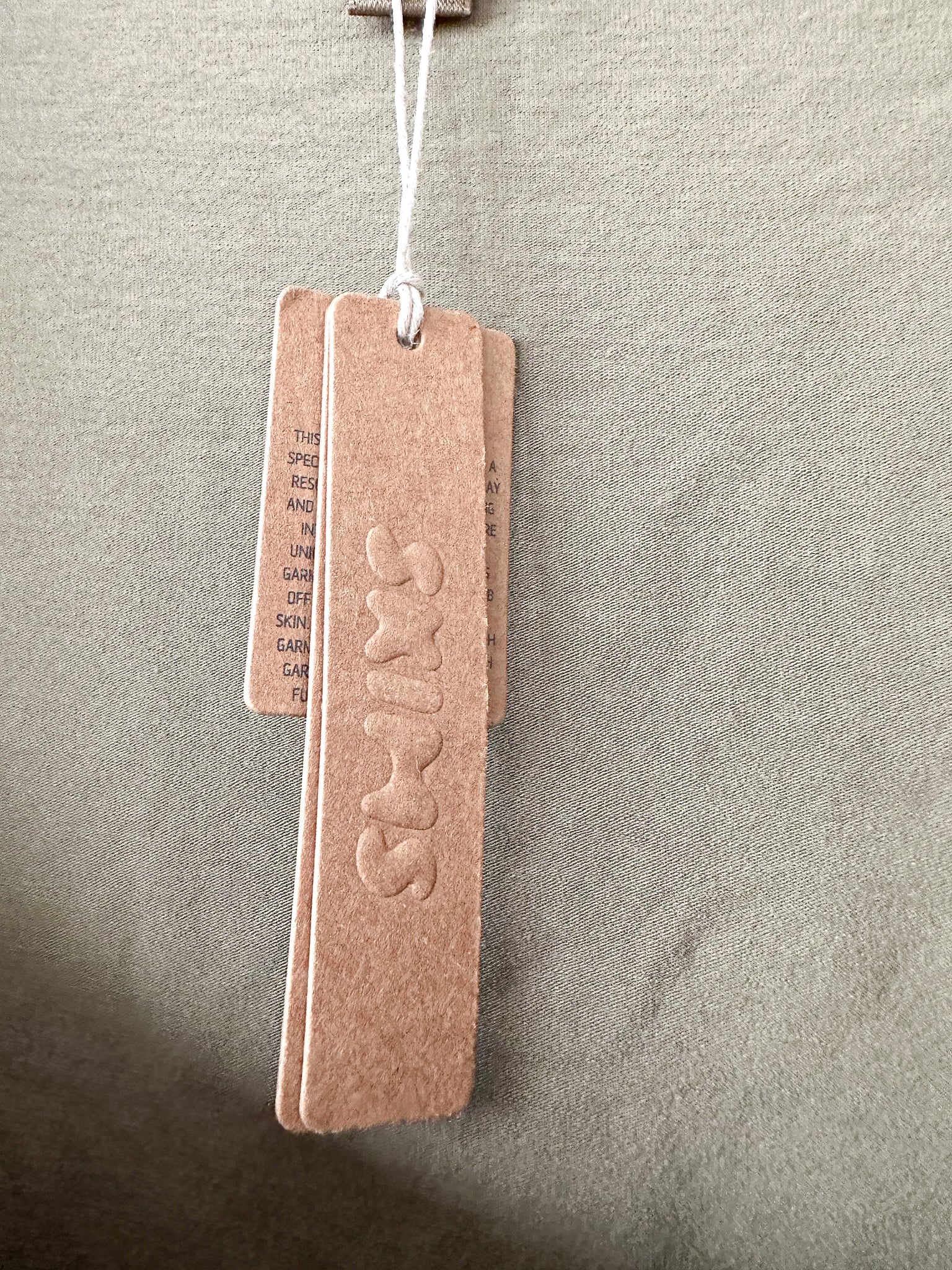 Skims Khaki Green New Vintage Long Sleeve T-Shirt Top