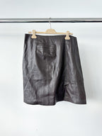 Studio Nicholson Brown Tumba Leather Skirt