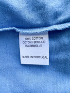 Nigel Cabourn Blue Globe Logo Embroider Spellout Tee