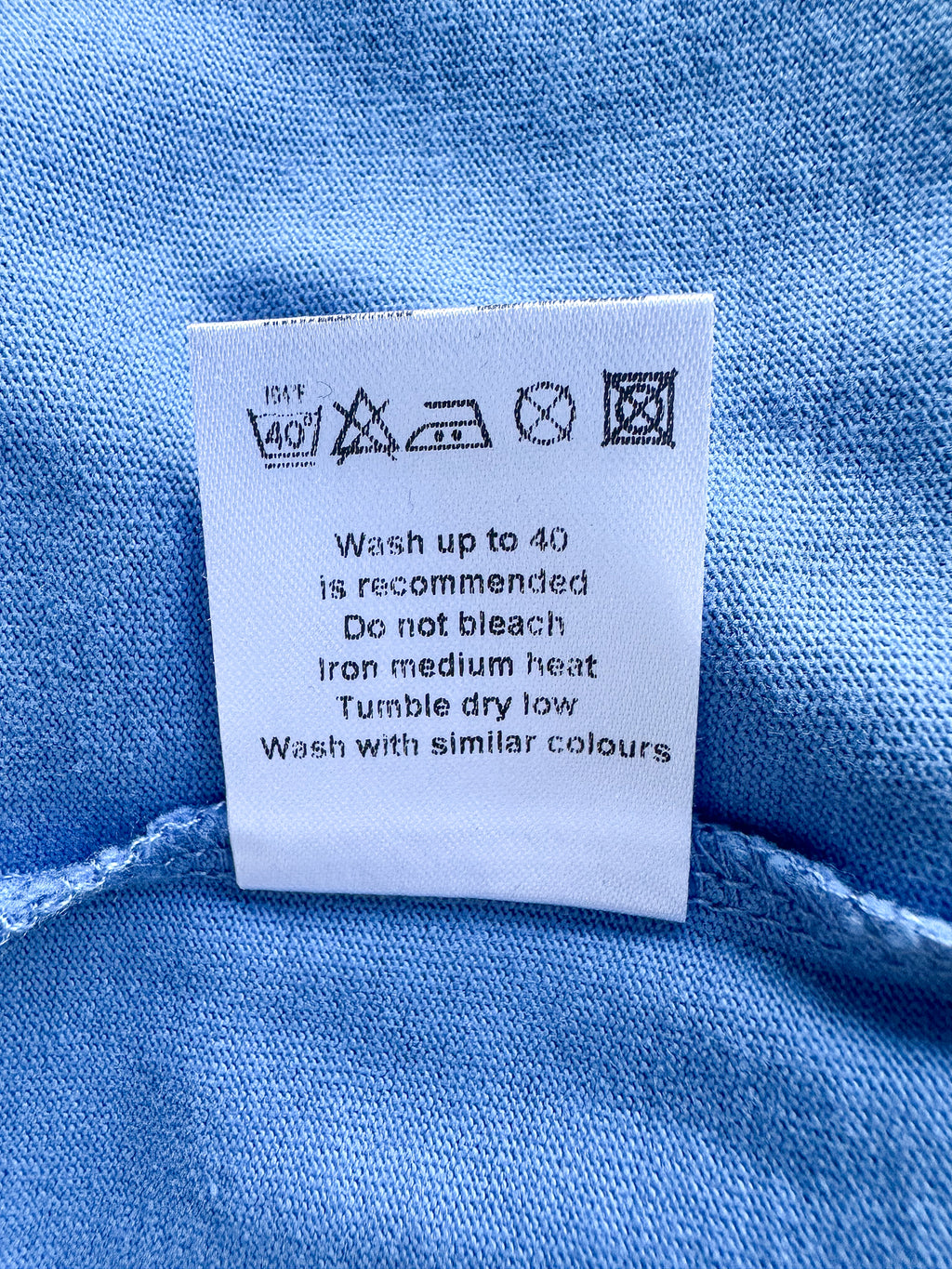 Nigel Cabourn Blue Globe Logo Embroider Spellout Tee