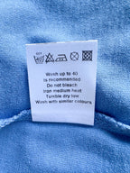 Nigel Cabourn Blue Globe Logo Embroider Spellout Tee