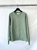 Nigel Cabourn Kangaroo Pocket USMC Green Training Sweatshirt Oversized