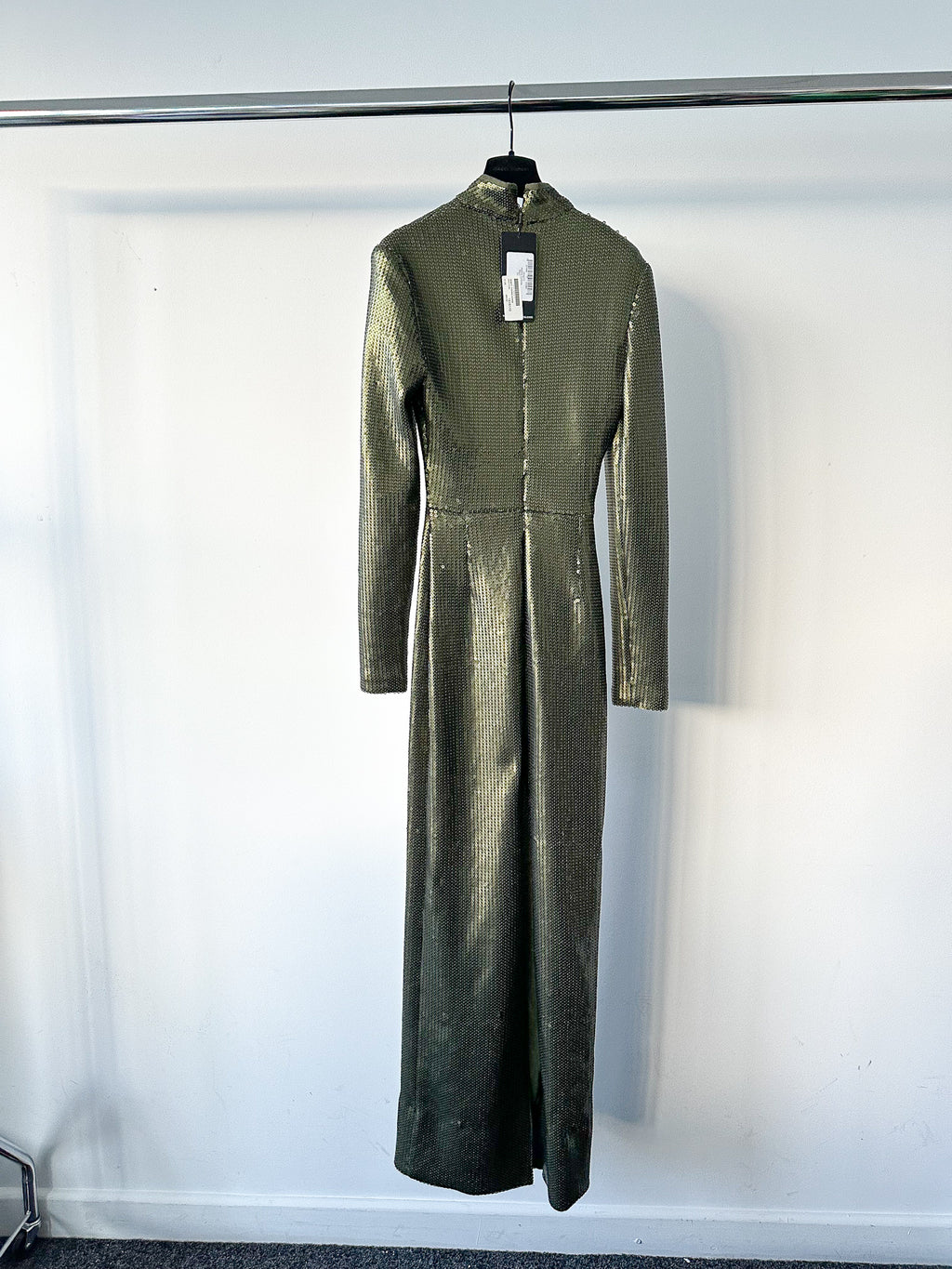 david koma green dress David Koma Crew Neck Mini Dress - Green Dresses, Clothing - KMA24706