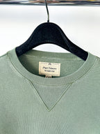 Nigel Cabourn Kangaroo Pocket USMC Green Training Sweatshirt Oversized