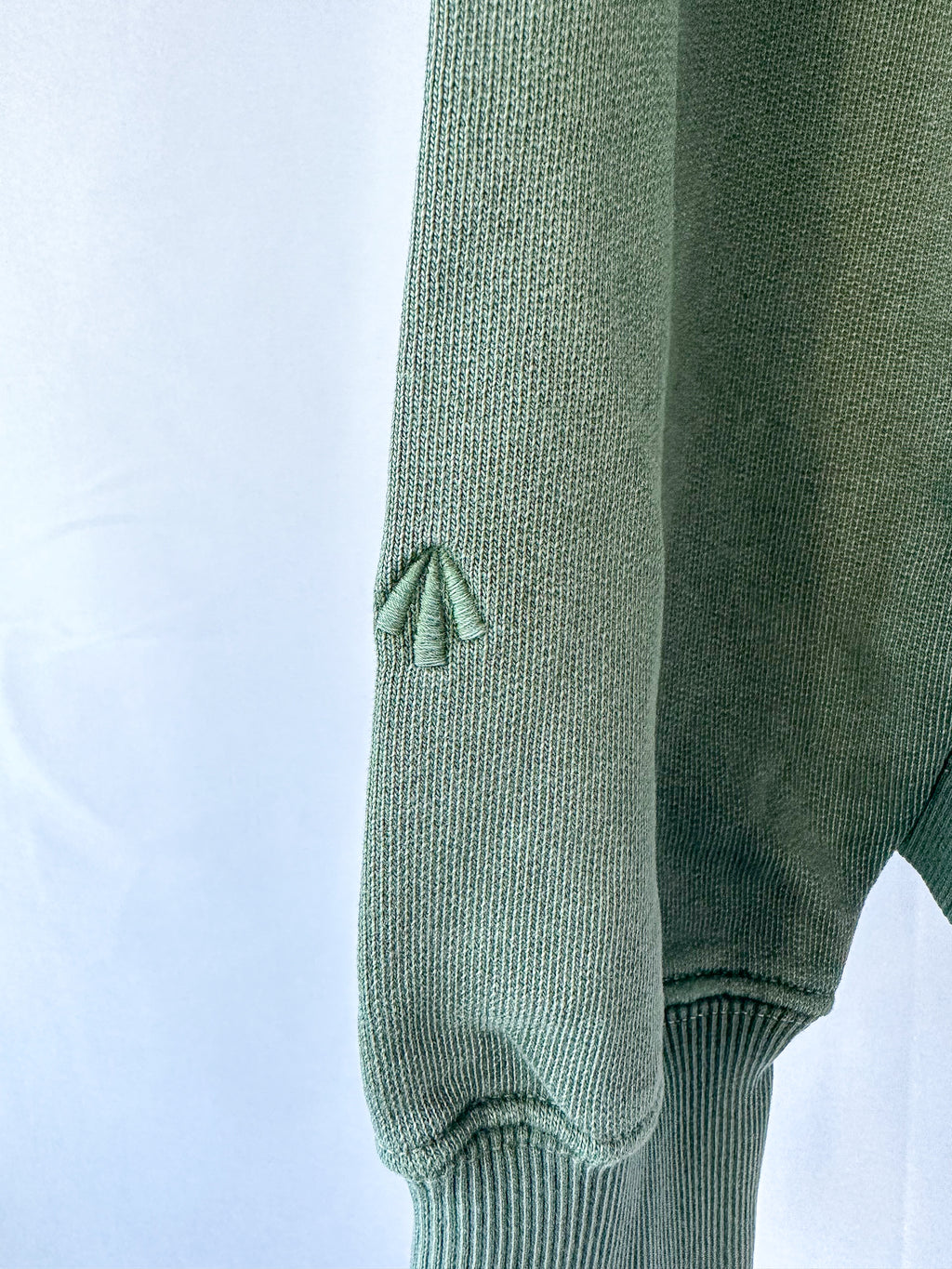 Nigel Cabourn Kangaroo Pocket USMC Green Training Sweatshirt Oversized