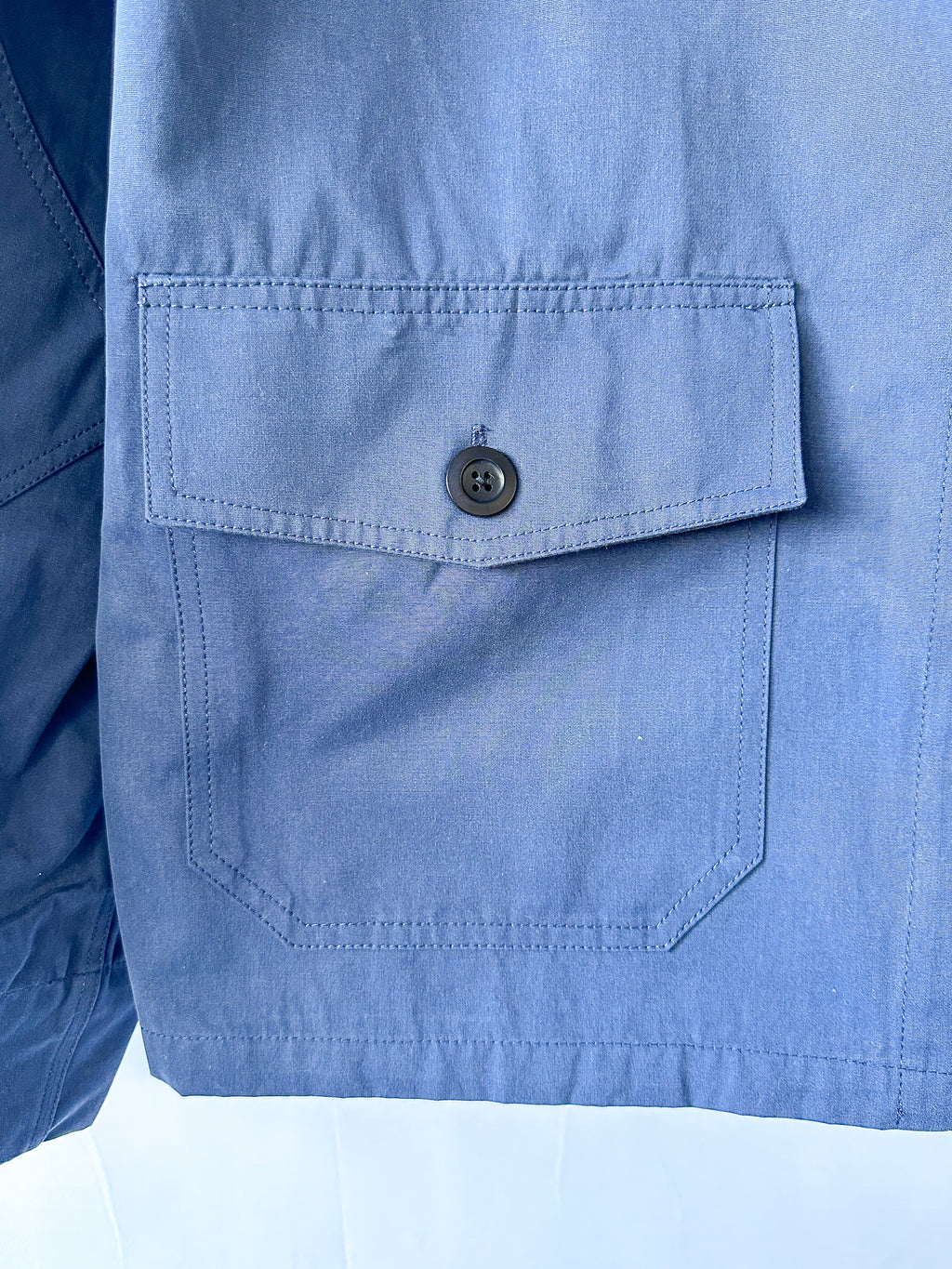 Nigel Cabourn Flight Shirt Jacket Navy Blue