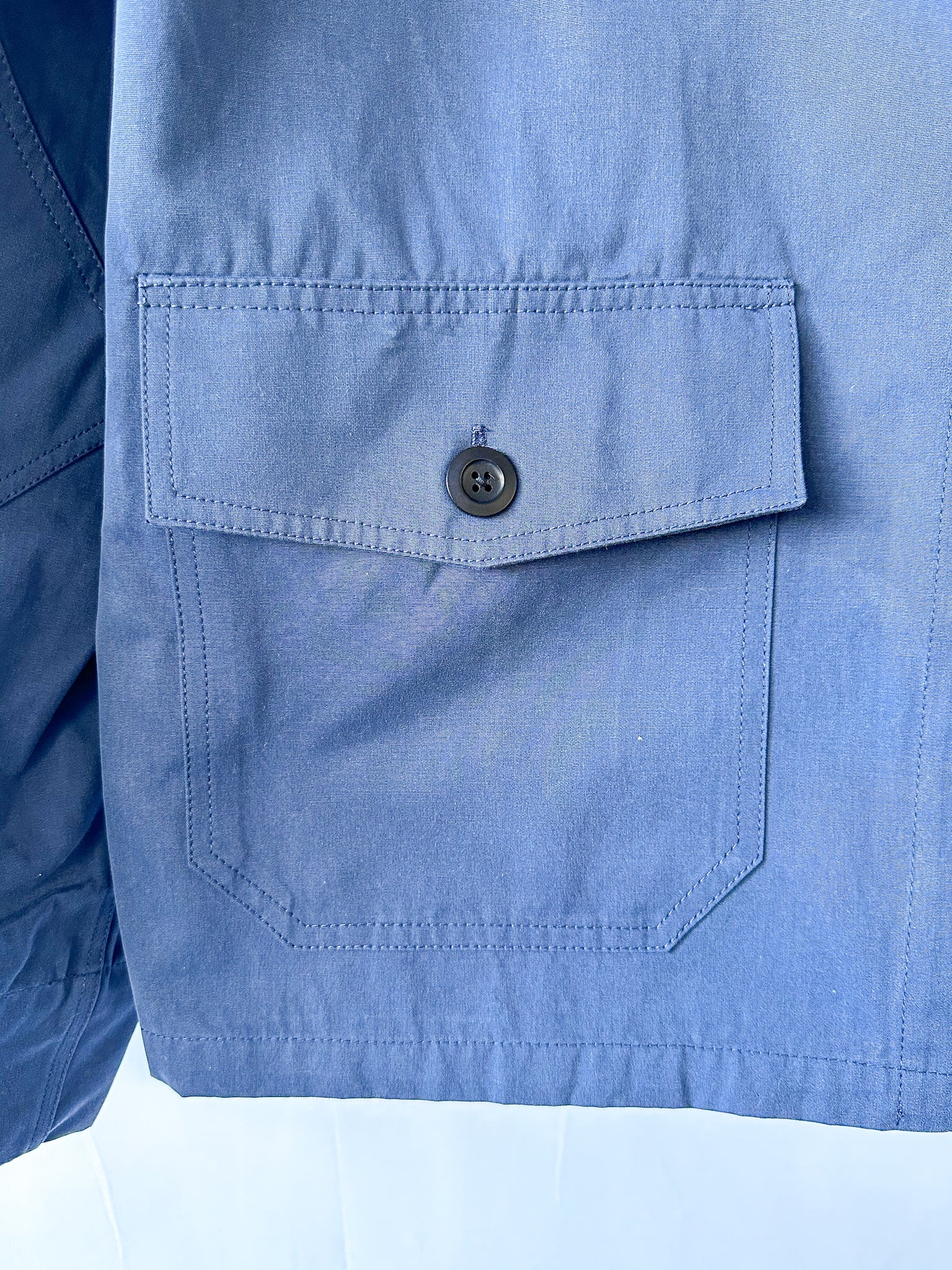 Nigel Cabourn Flight Shirt Jacket Navy Blue