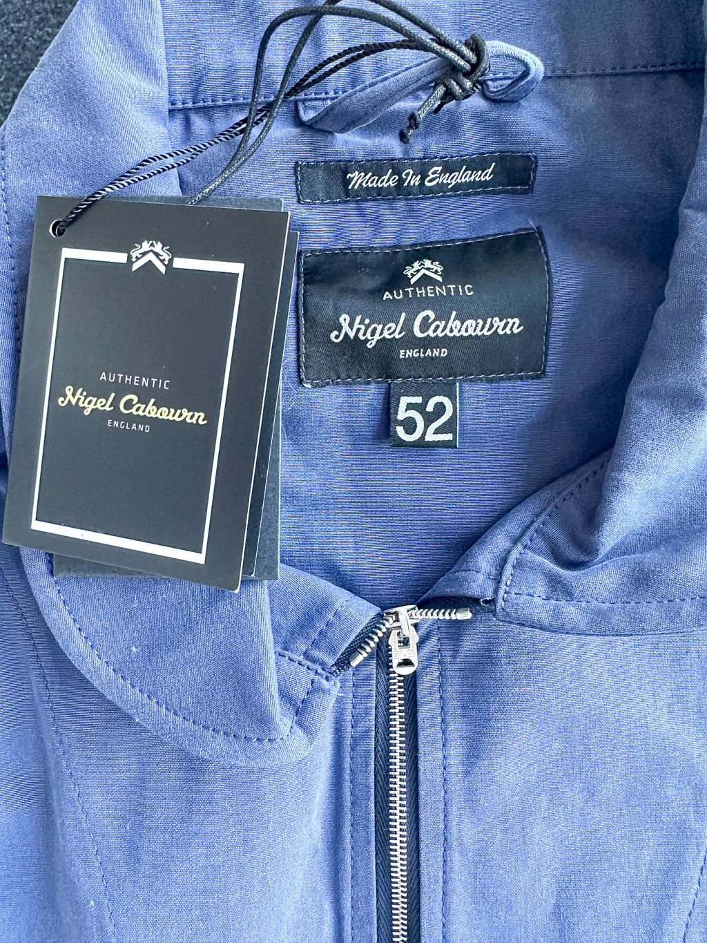 Nigel Cabourn Flight Shirt Jacket Navy Blue