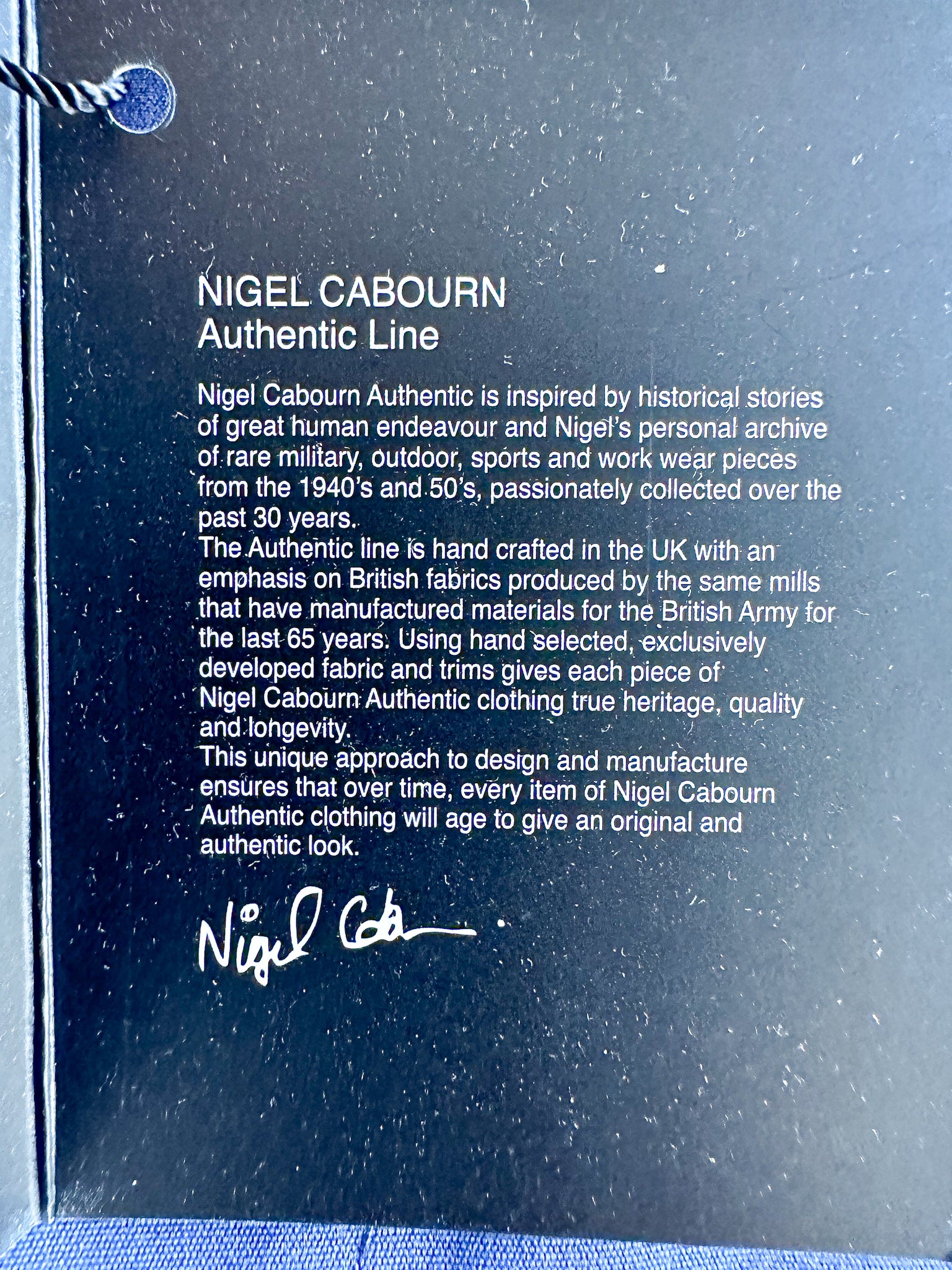 Nigel Cabourn Flight Shirt Jacket Navy Blue