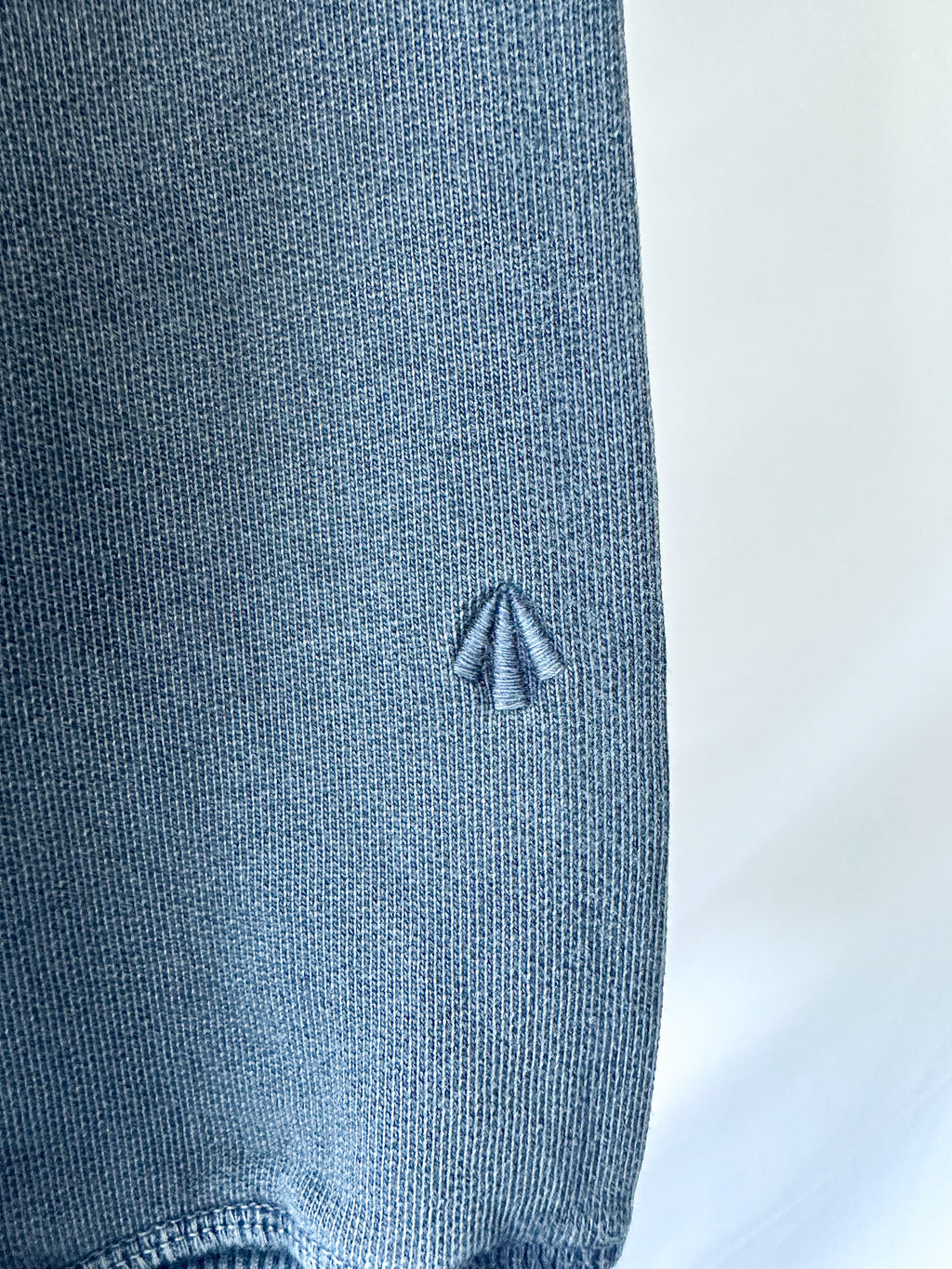 Nigel Cabourn Embroidered Arrow Crew Sweatshirt In Navy Oversized