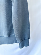 Nigel Cabourn Embroidered Arrow Crew Sweatshirt In Navy Oversized