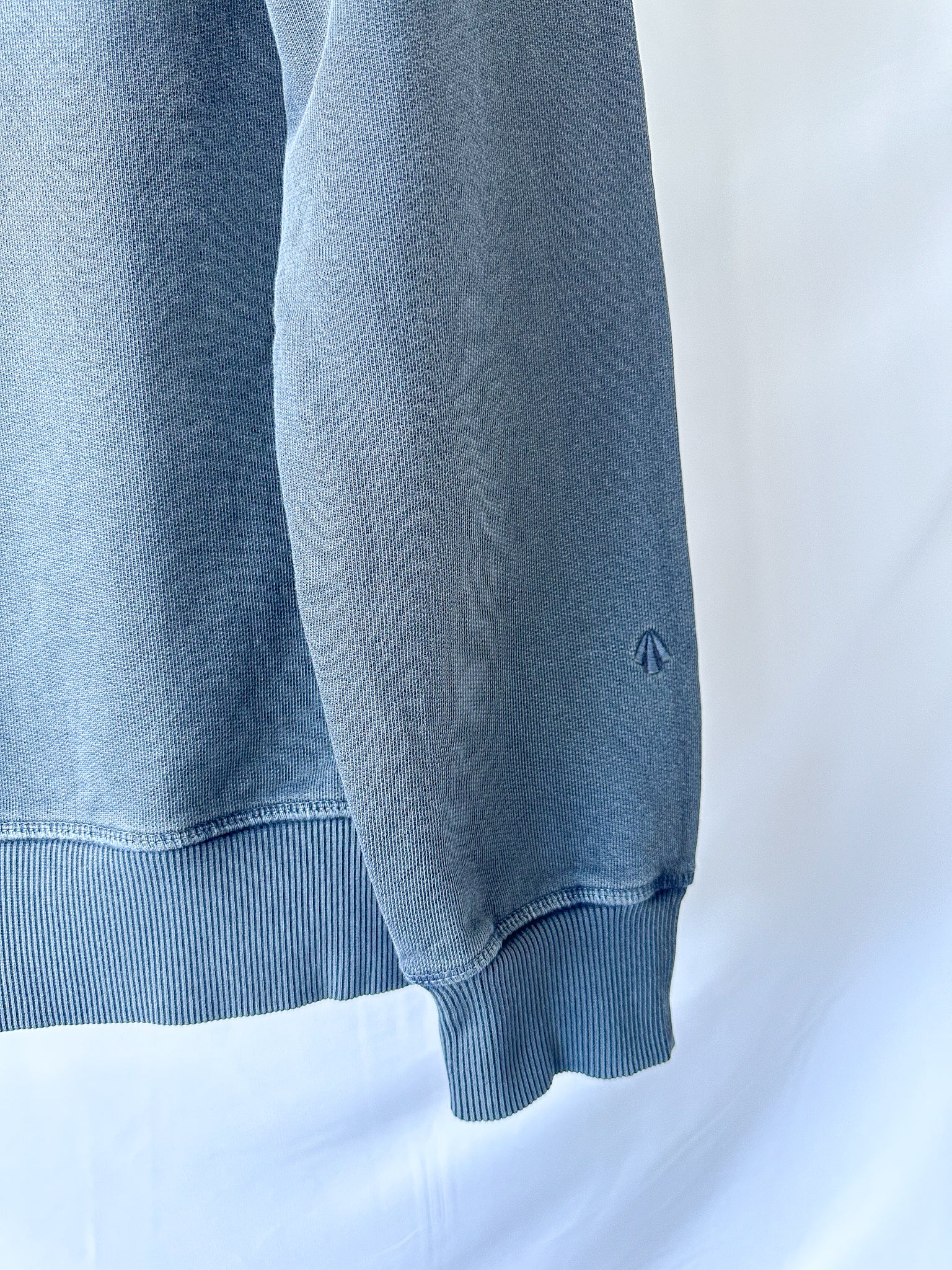 Nigel Cabourn Embroidered Arrow Crew Sweatshirt In Navy Oversized