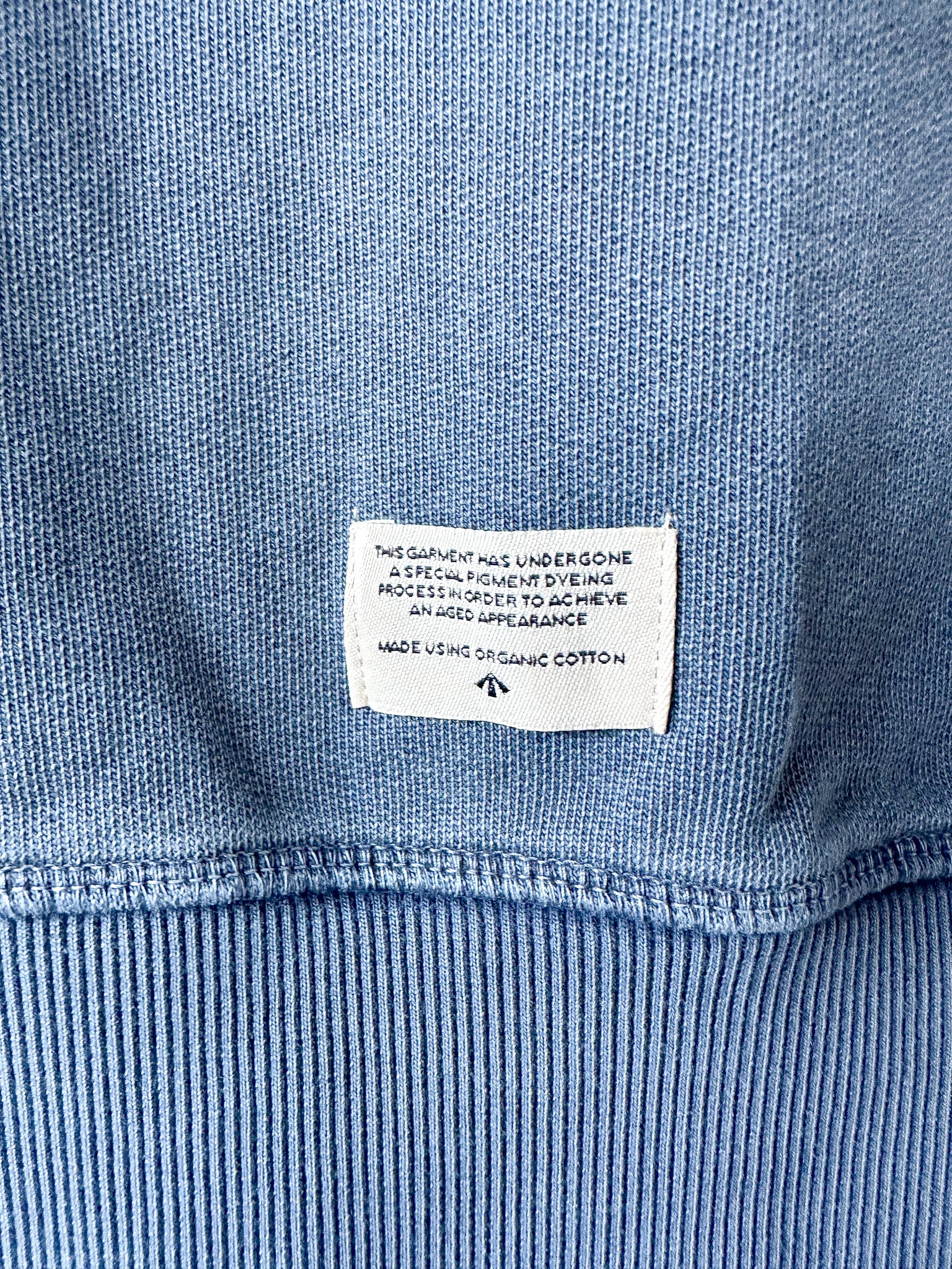 Nigel Cabourn Embroidered Arrow Crew Sweatshirt In Navy Oversized