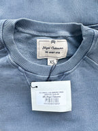 Nigel Cabourn Embroidered Arrow Crew Sweatshirt In Navy Oversized