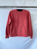 Nigel Cabourn Kangaroo Pocket USMC Red Training Sweatshirt Oversized