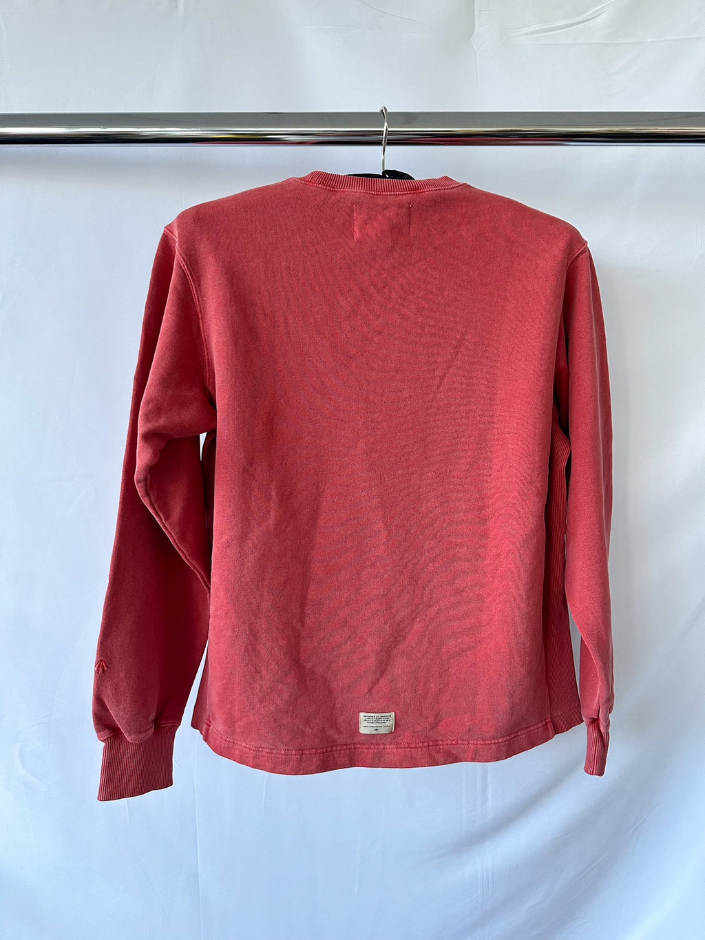 Nigel Cabourn Kangaroo Pocket USMC Red Training Sweatshirt Oversized