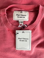 Nigel Cabourn Kangaroo Pocket USMC Red Training Sweatshirt Oversized