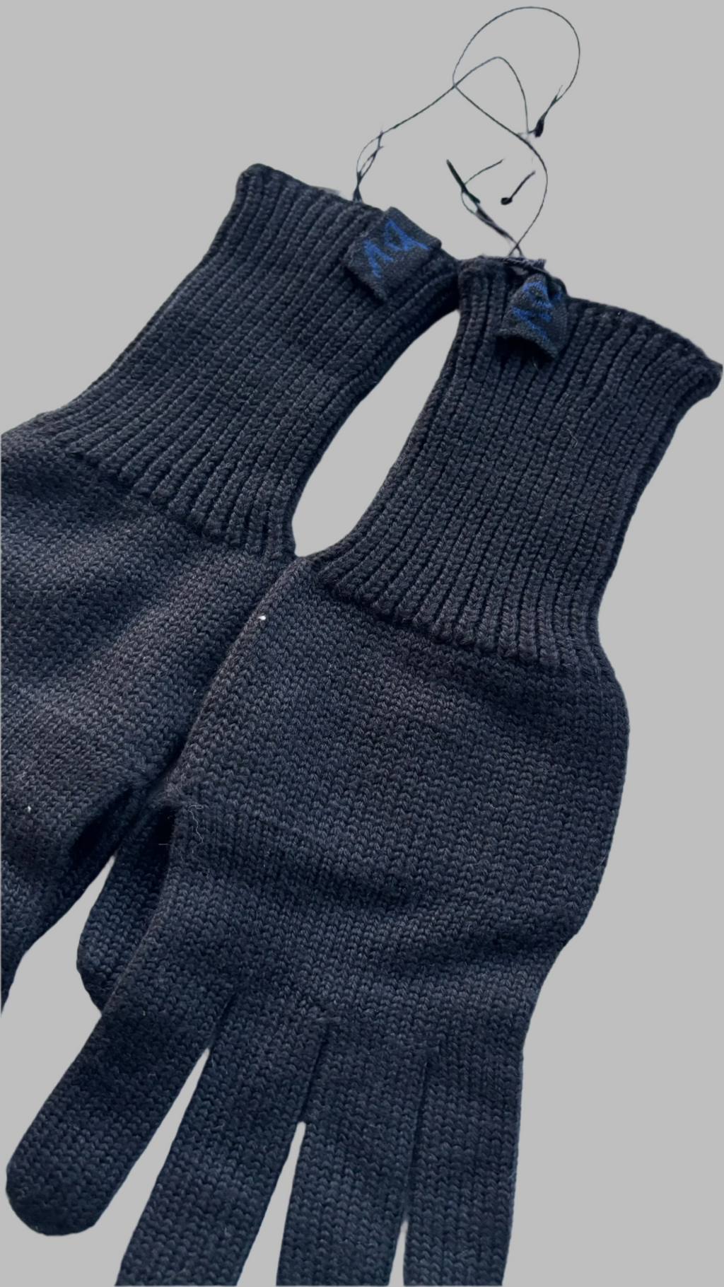 Bottega Veneta Black Wool men's Gloves