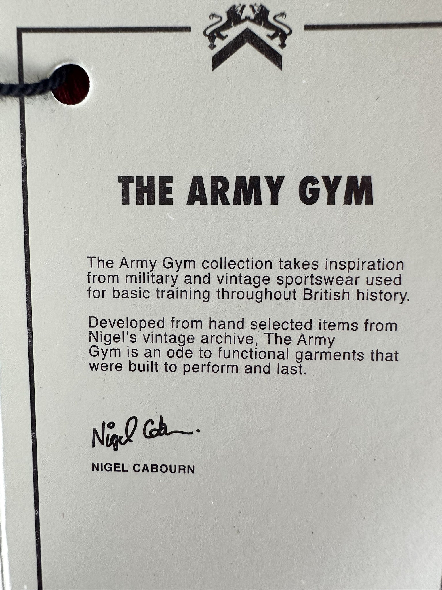 Nigel Cabourn Kangaroo Pocket USMC Red Training Sweatshirt Oversized