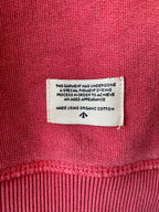 Nigel Cabourn Embroidered Arrow Crew Sweatshirt In Red Oversized