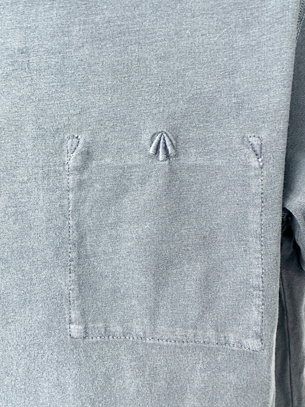 Nigel Cabourn Blue 데님 군사 티