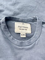 Nigel Cabourn Blue 데님 군사 티