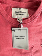 Найджел Каберн Синий джинсовый военный тройник