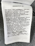 Valentino Garavani Feather-Trimmed Black 1967 Chain Print Intarsia Jacquard Knit Top