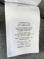 Valentino Garavani Feather-Trimmed Black 1967 Chain Print Intarsia Jacquard Knit Top