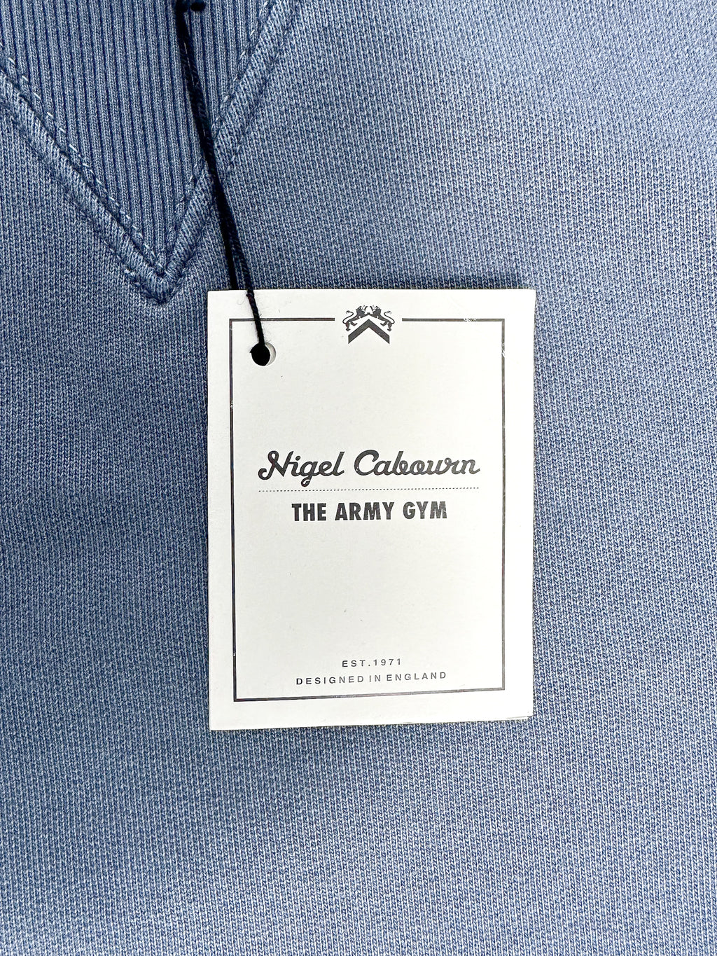 Nigel Cabourn Kangaroo Pocket USMC Navy Training Sweatshirt Oversized