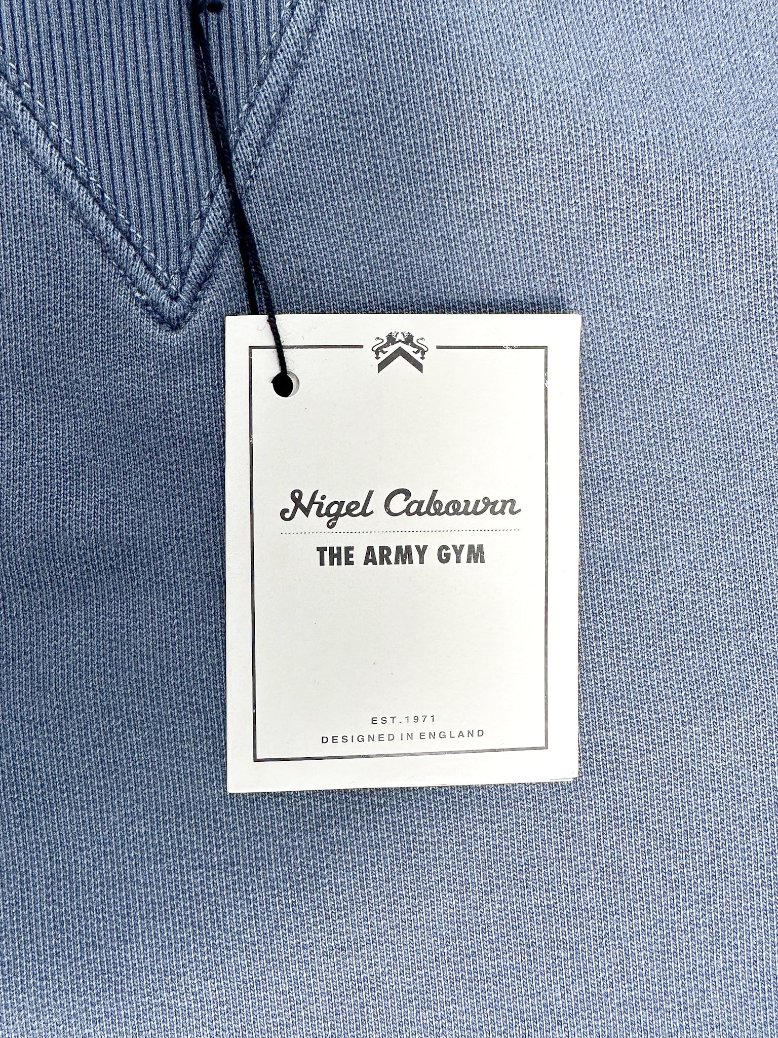 Nigel Cabourn Kangaroo Pocket USMC Navy Training Sweatshirt Oversized