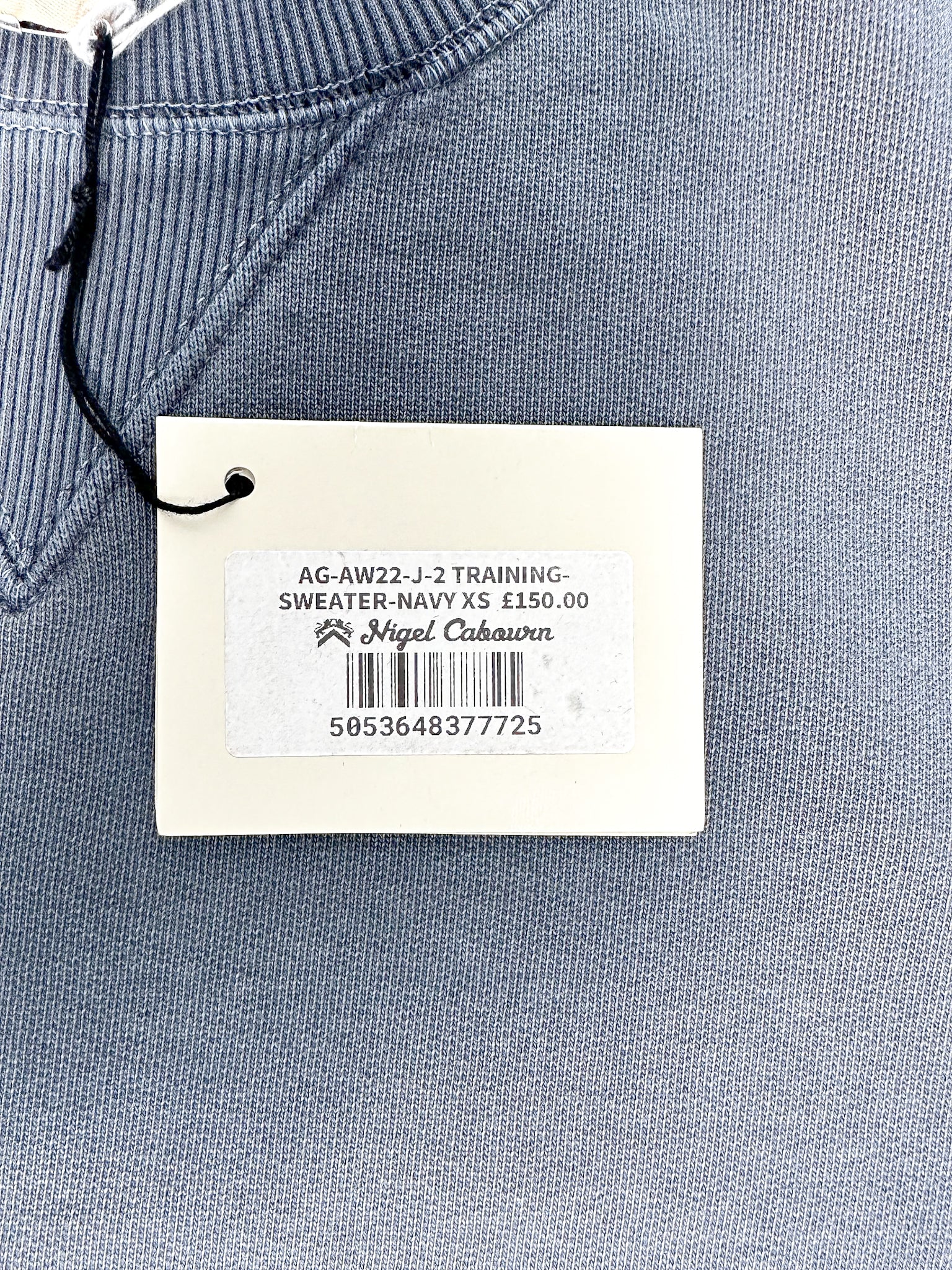 Nigel Cabourn Kangaroo Pocket USMC Navy Training Sweatshirt Oversized