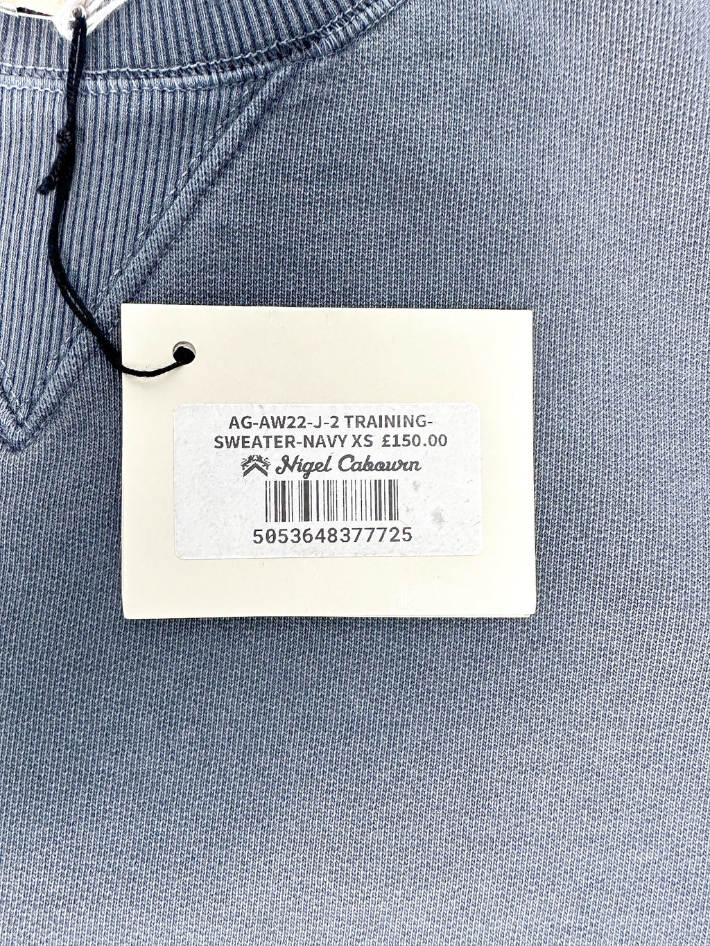 Nigel Cabourn Kangaroo Pocket USMC Navy Training Sweatshirt Oversized