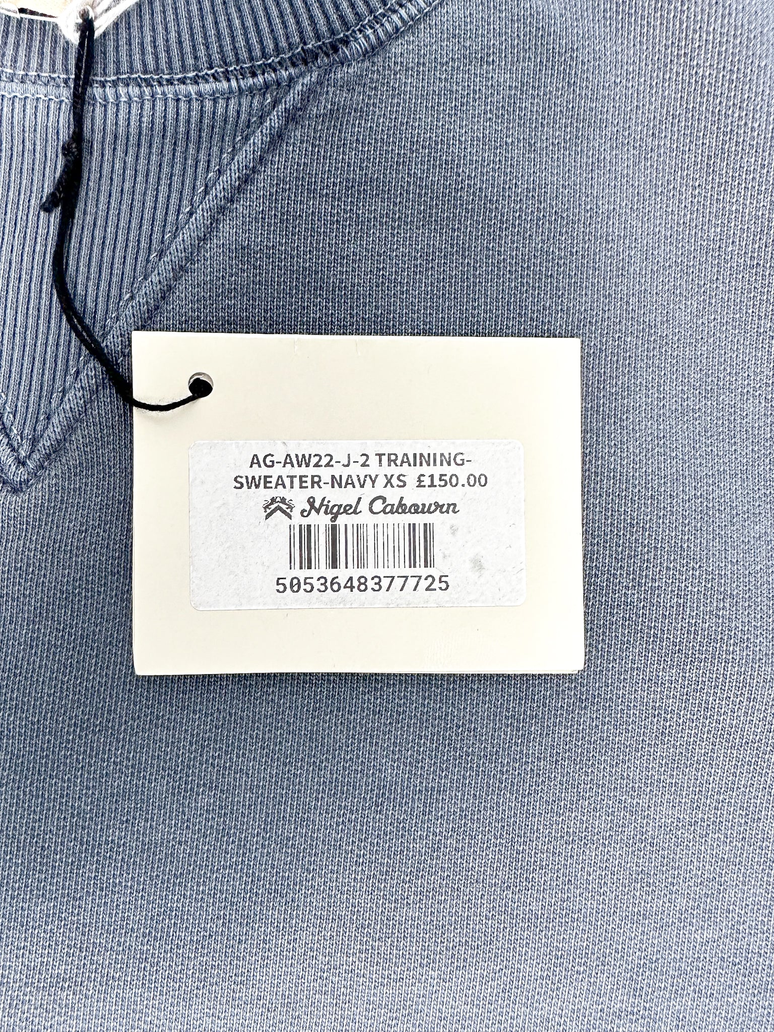 Nigel Cabourn Kangaroo Pocket USMC Navy Training Sweatshirt Oversized