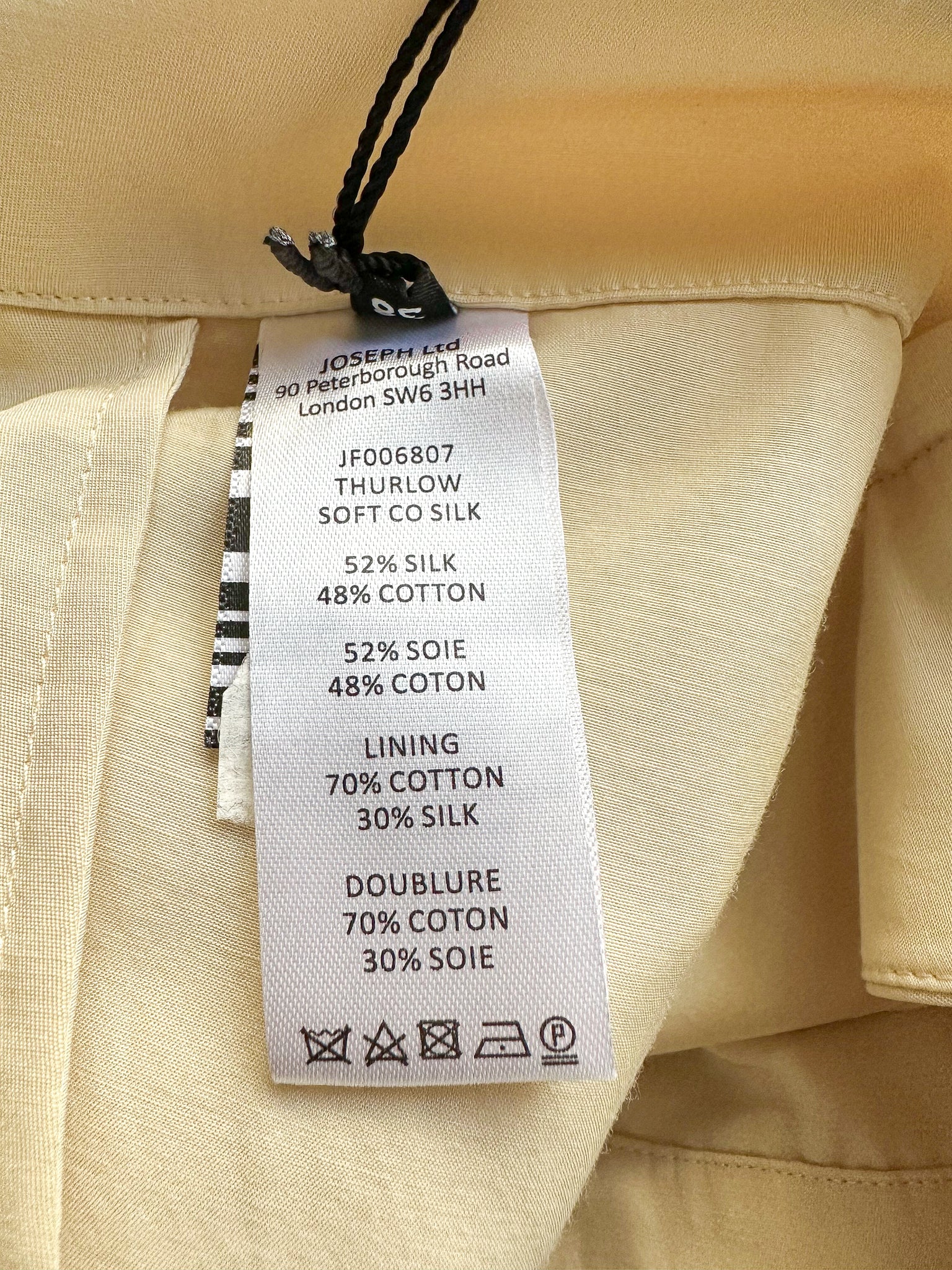 Joseph Soft Cotton Silk Thurlow Trousers