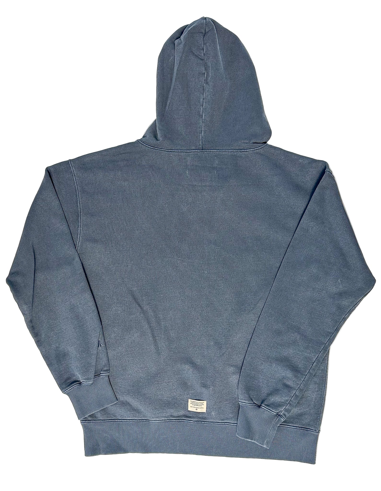 Nigel Cabourn Navy Embroidered Arrow Zip Hoodie Jacket
