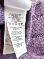 Polo Ralph Lauren Wool Cashmere Cable Knit Purple Jumper