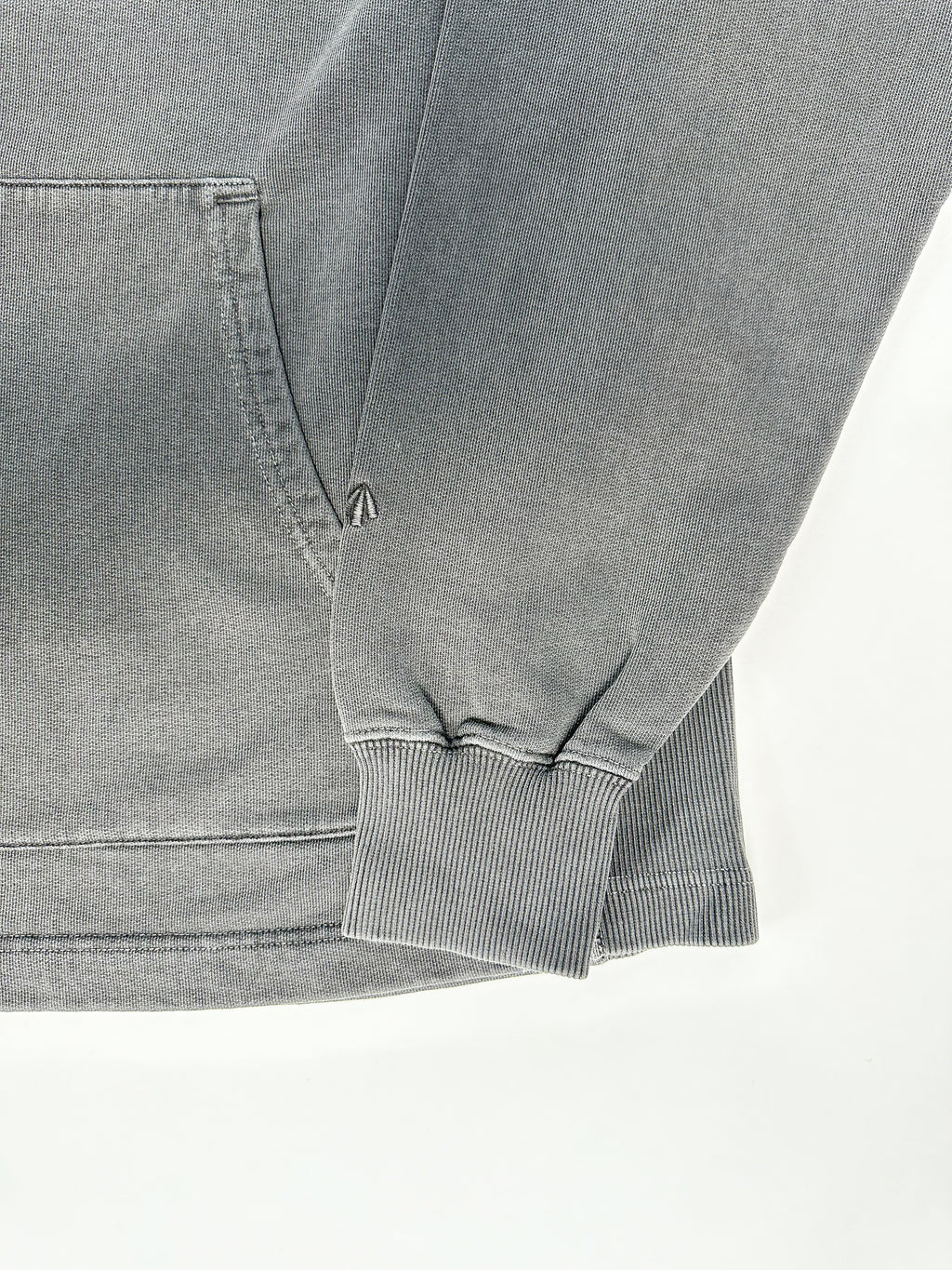 Nigel Cabourn Kangaroo Pocket USMC Black Training Sweatshirt Oversized