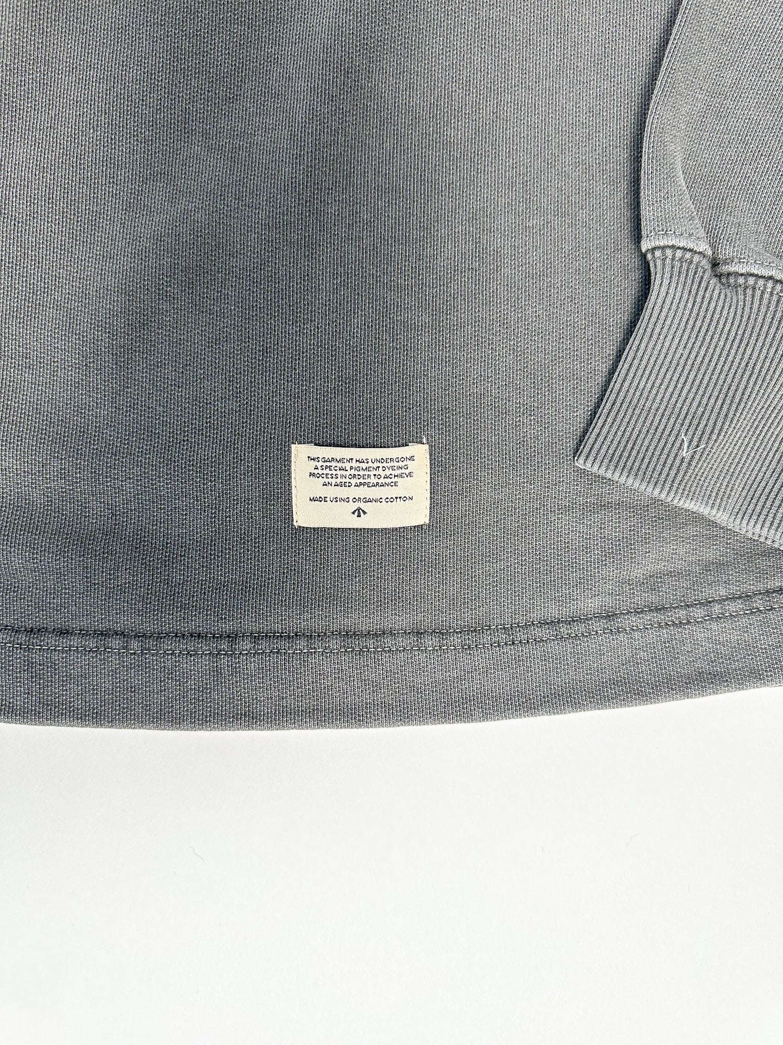 Nigel Cabourn Kangaroo Pocket USMC Black Training Sweatshirt Oversized