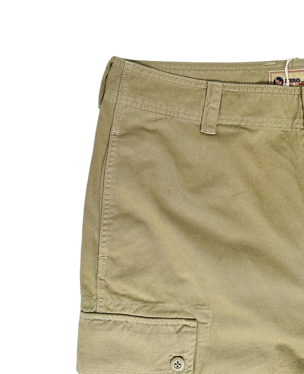 Pantalon hollandais Nigel Cabourn en sergé de coton à chevrons - Vert US