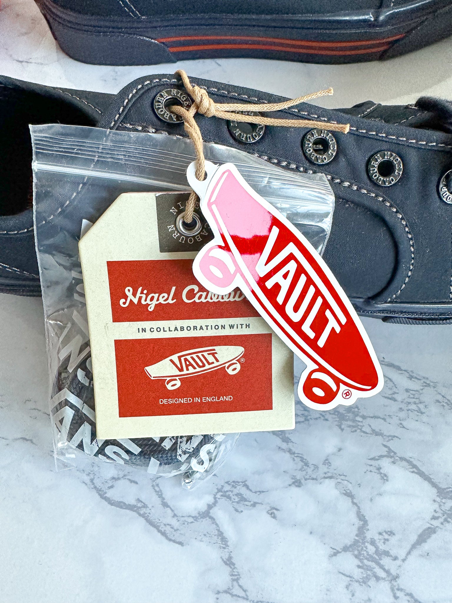 Nigel Cabourn UA OG STYLE 23 LX Ventile Black Navy Sneakers Trainers