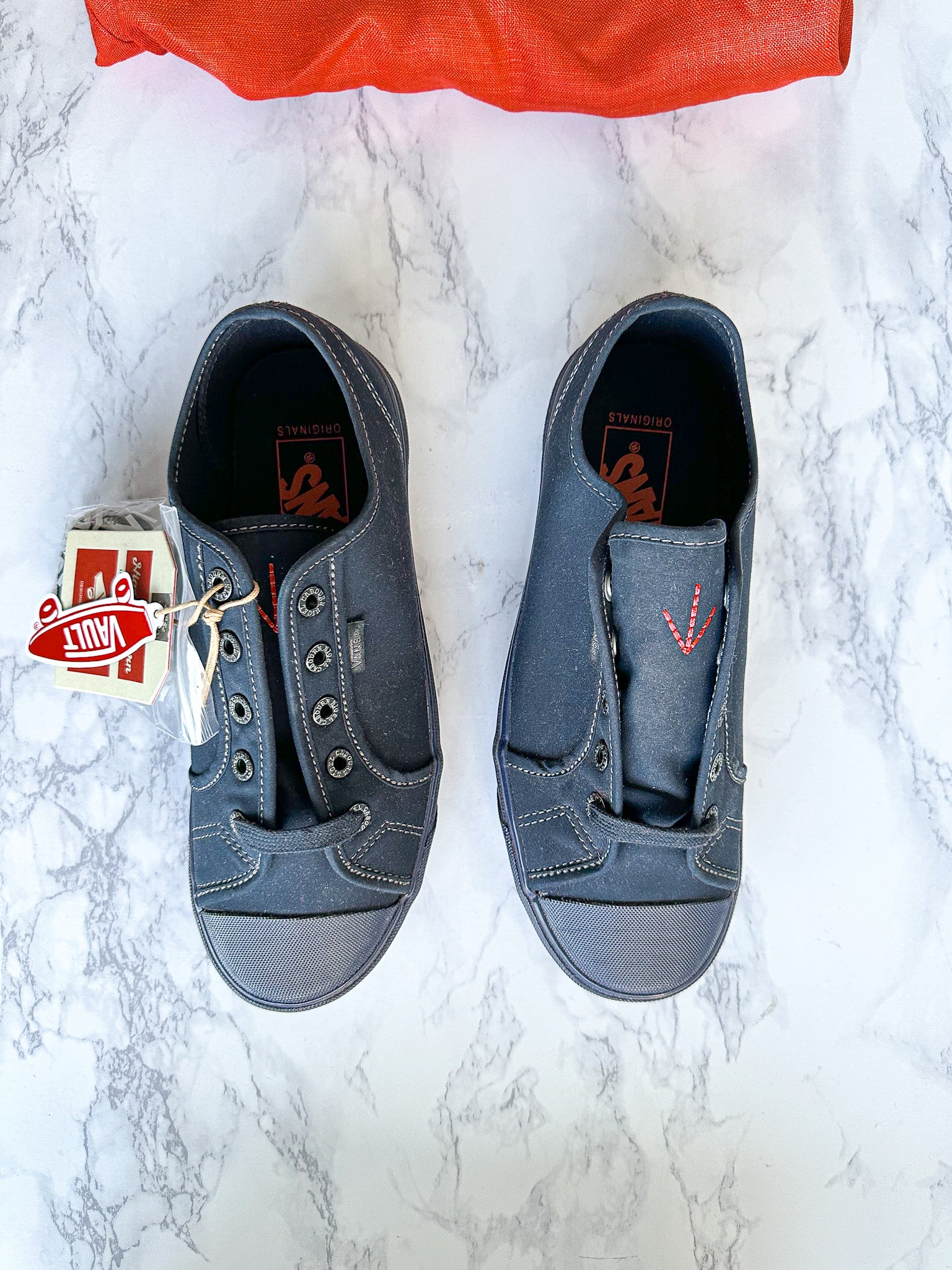 Nigel Cabourn UA OG STYLE 23 LX Ventile Black Navy Sneakers Trainers