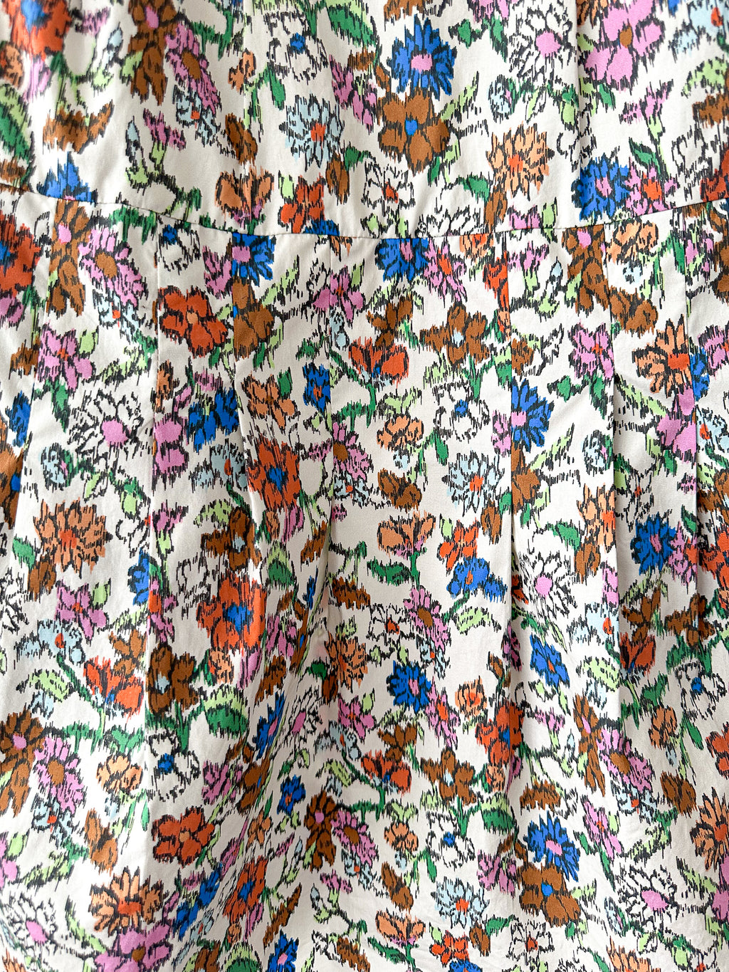 Marni Floral Print Pleat Hem Sleeveless Summer Dress