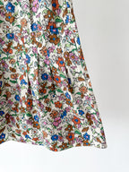 Marni Floral Print Pleat Hem Sleeveless Summer Dress
